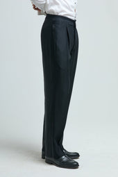 Smoking Trousers In Textured Silk Blend