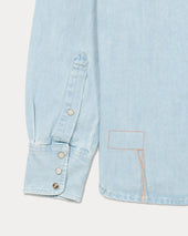 Texj Camicia Texana Bleach Wash