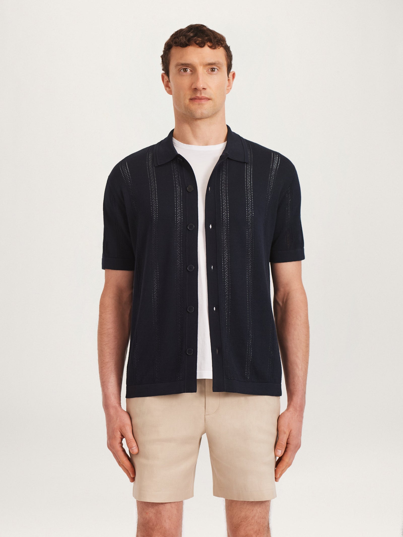 The Pointelle Knit Shirt Organic Cotton