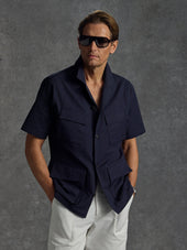 The Bush Shirt - Navy