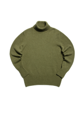 The Cashmere Submariner Rollneck Green