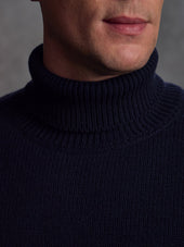 The RHC Cashmere Submariner Rollneck - Ink