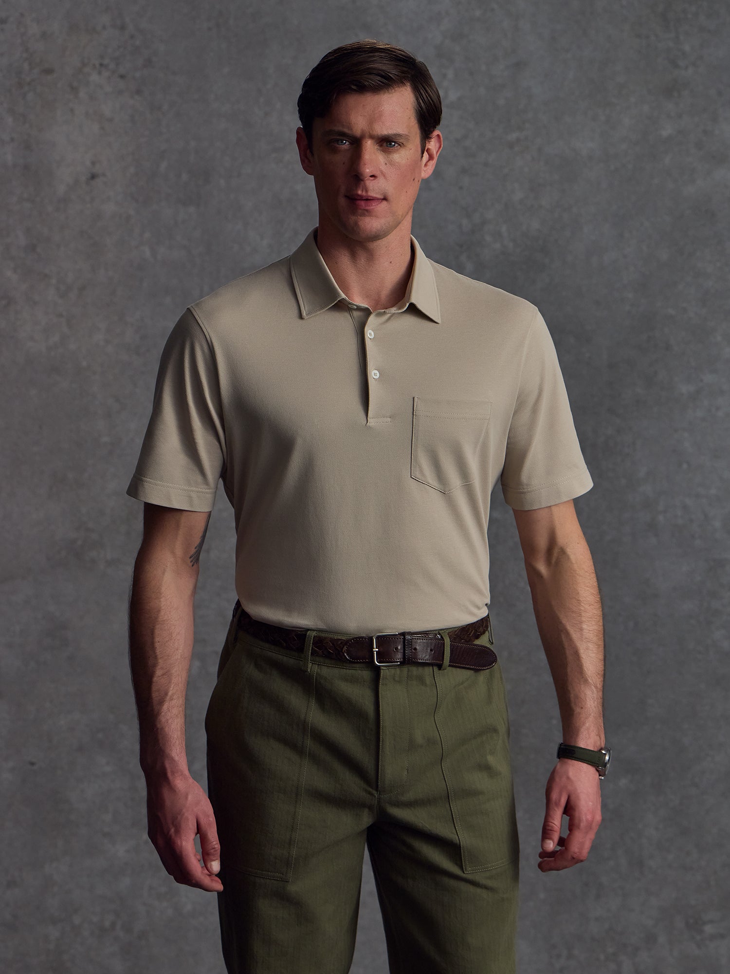 The Civvy Polo Alabaster