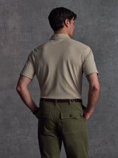 The Civvy Polo - Alabaster