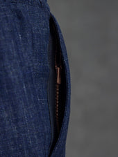The Diplomat Trousers - Indigo Ink