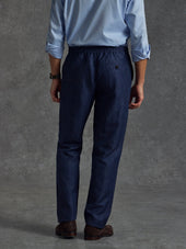 The Diplomat Trousers - Indigo Ink