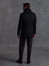 The Manchester Peacoat - Black (Heroes)