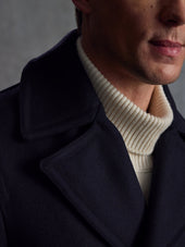 The Manchester Peacoat - Navy