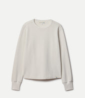 Diamond-Patterned Cotton Thermal Longsleeve