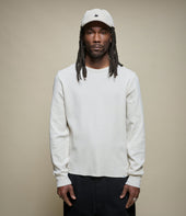 Diamond-Patterned Cotton Thermal Longsleeve