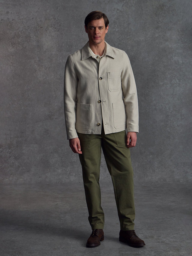 The Observer Jacket - Ecru