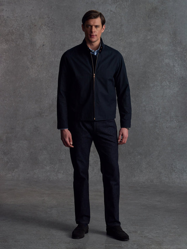 The Ventile® Harrington - Midnight Navy