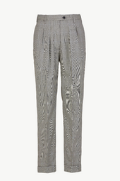 Husband Trousers in Wool Prince of Wales Check