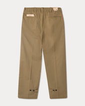 Thomas Pantaloni Chino In Herringbone