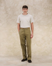 Thomas Pantaloni Chino In Herringbone