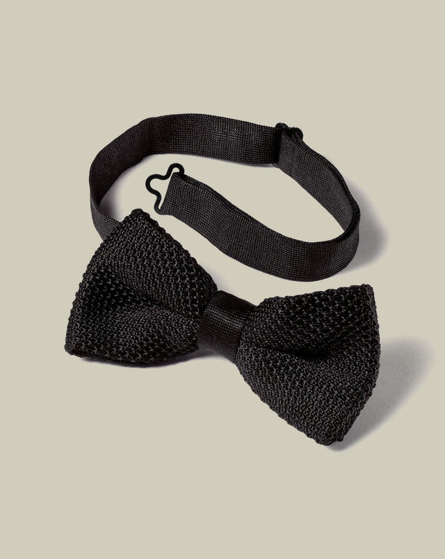 Silk Knitted Bow Tie
