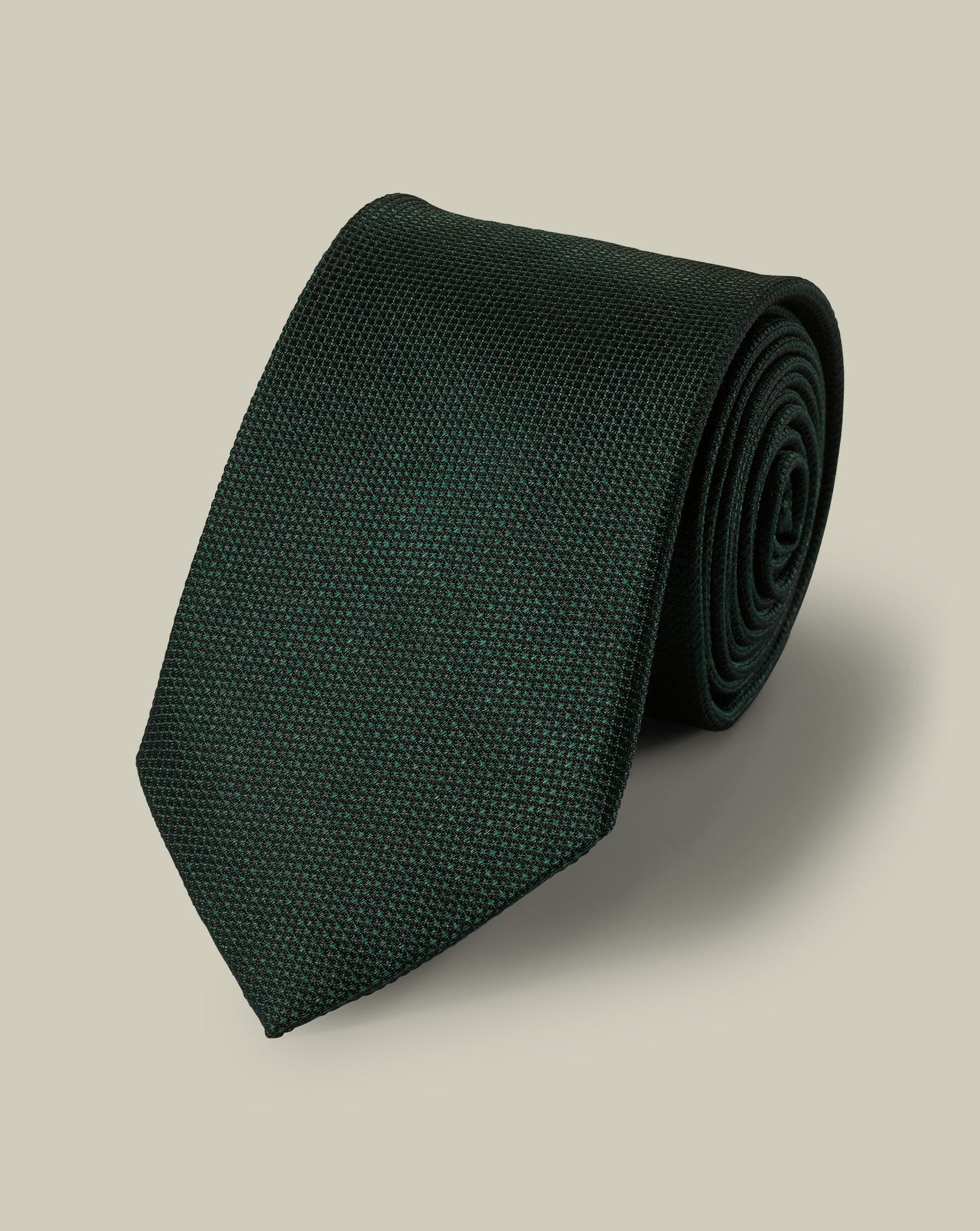 Stain Resistant Tie - Dark Green
