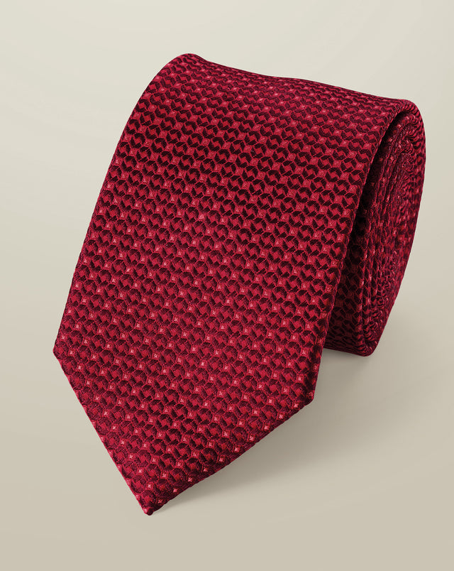 Silk Tie – Red