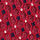 Silk Patterned Tie Red