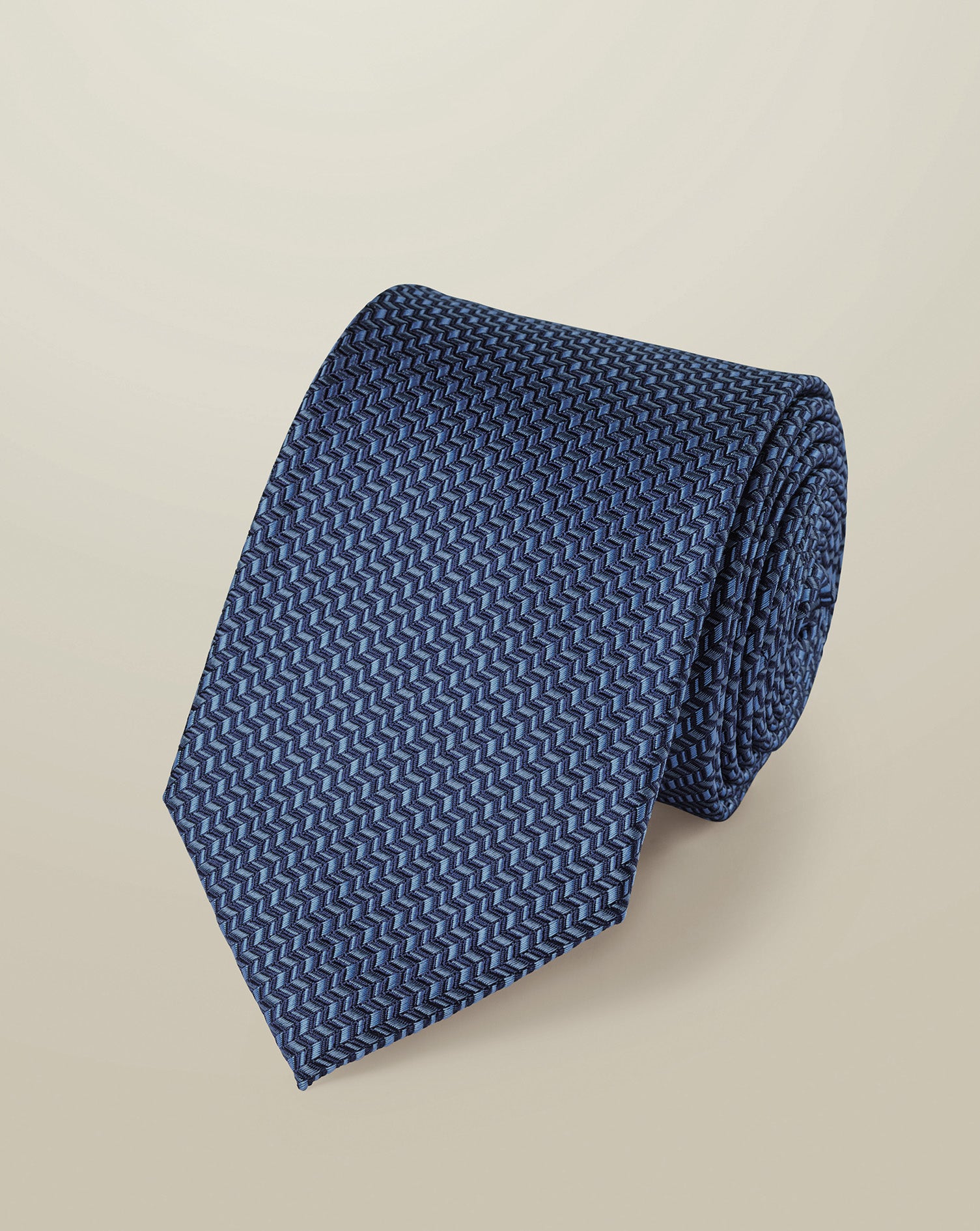 Silk Patterned Tie Mid