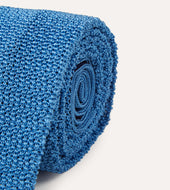 Light Knitted Silk Solid Colour Tie