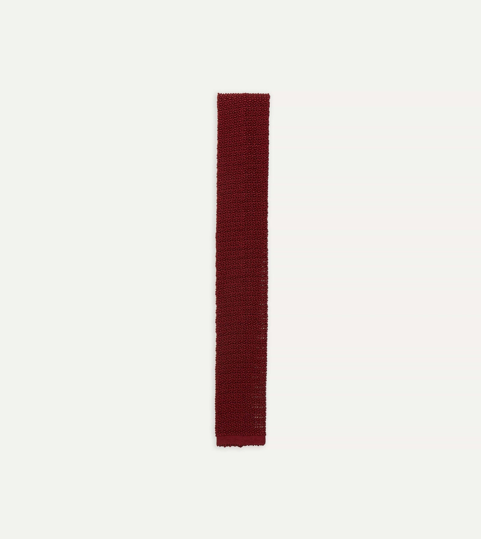 Light Knitted Silk Solid Colour Tie