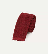 Light Knitted Silk Solid Colour Tie