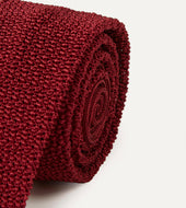 Light Knitted Silk Solid Colour Tie