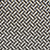 Fine Puppytooth Monochrome Silk Tie