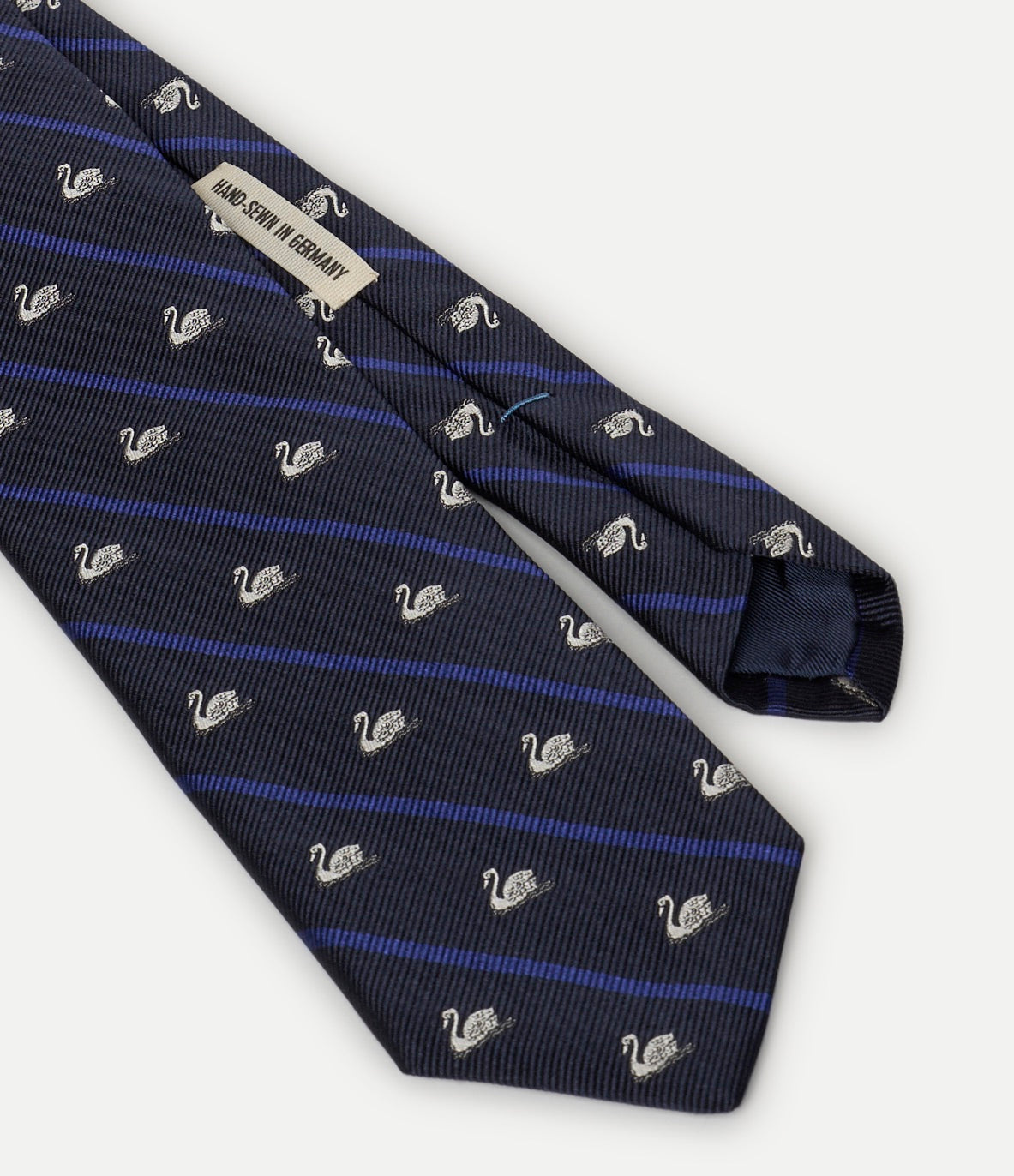 Silk Tie Swan Drift