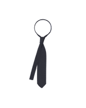 Navy Silk Knit Tie