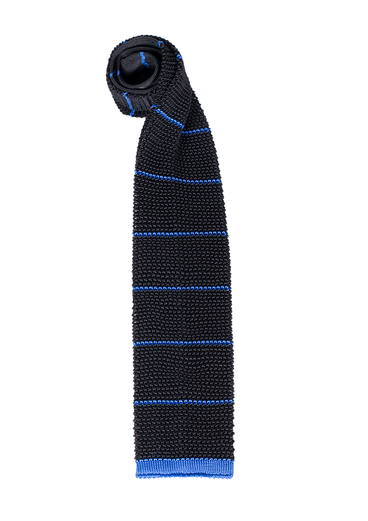Azure Stripe Silk Tie