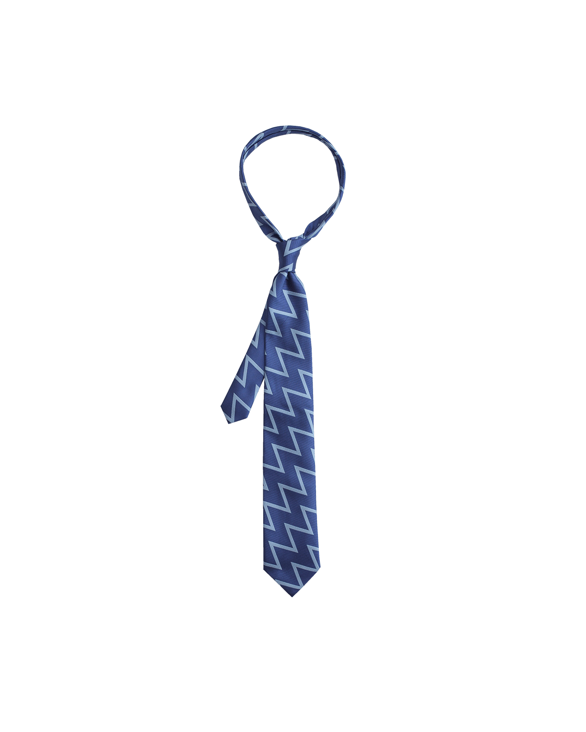 Pilot Zig Zag Silk Tie