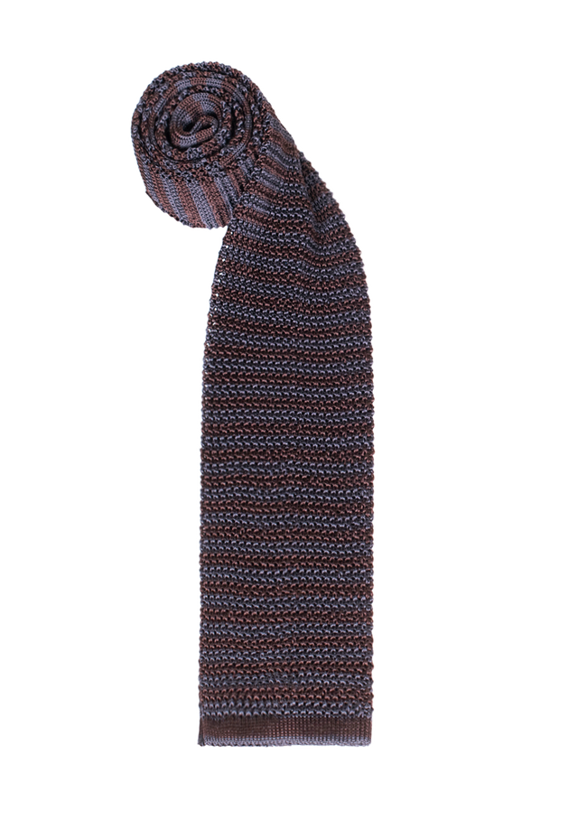 Navy Micro Stripe Silk Tie