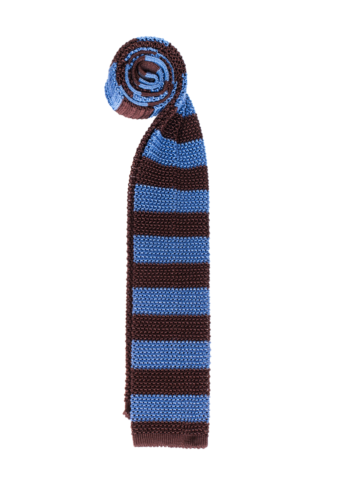 Azure Stripe Silk Tie