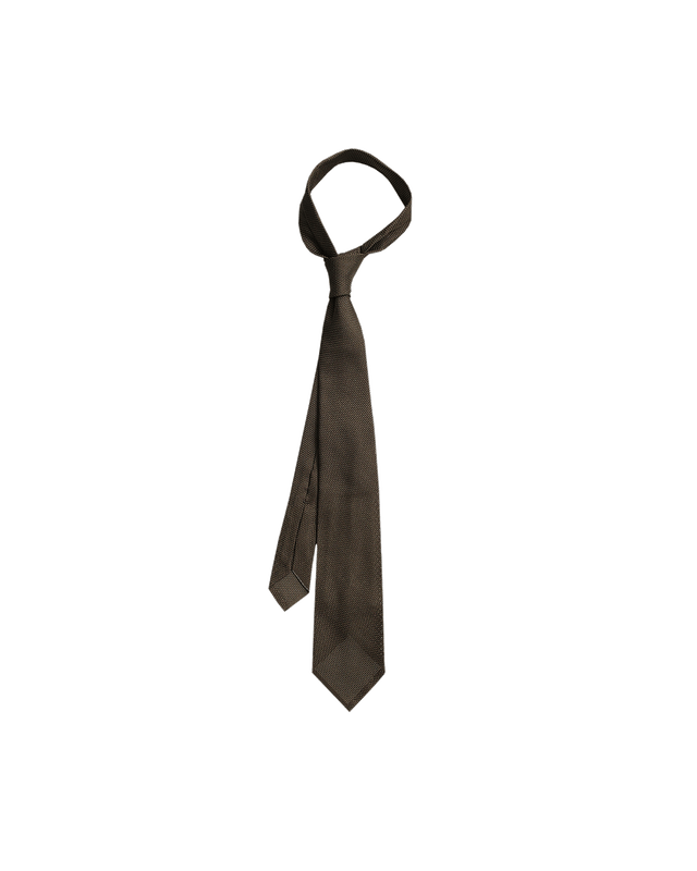 Chocolate Small Grenadine Tie