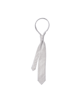 Silver Small Grenadine Tie