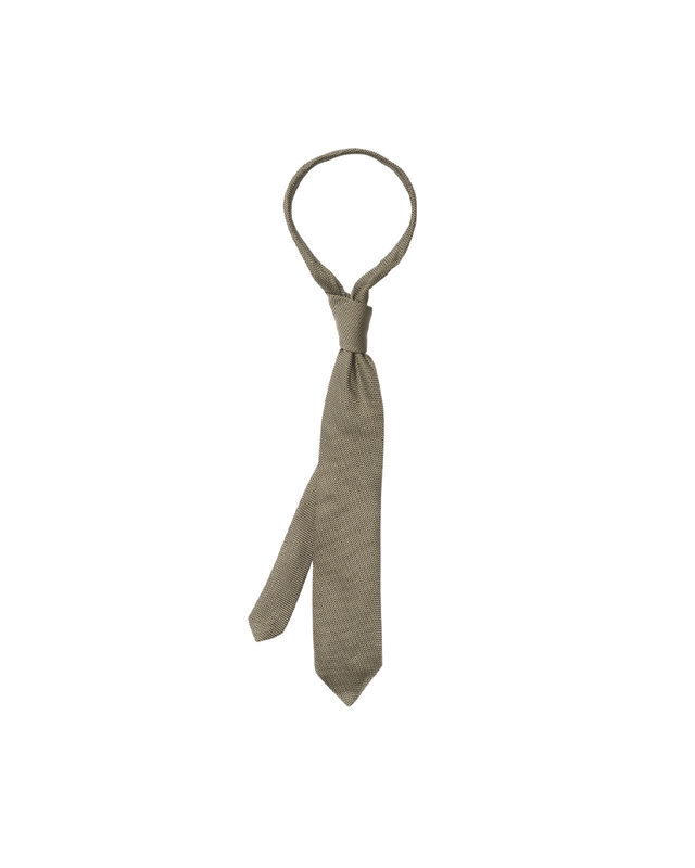 Olive Small Grenadine Tie
