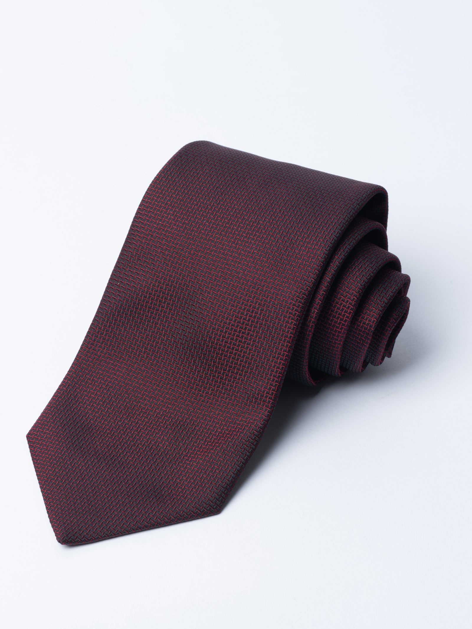 Burgundy Cundey Weave Tie