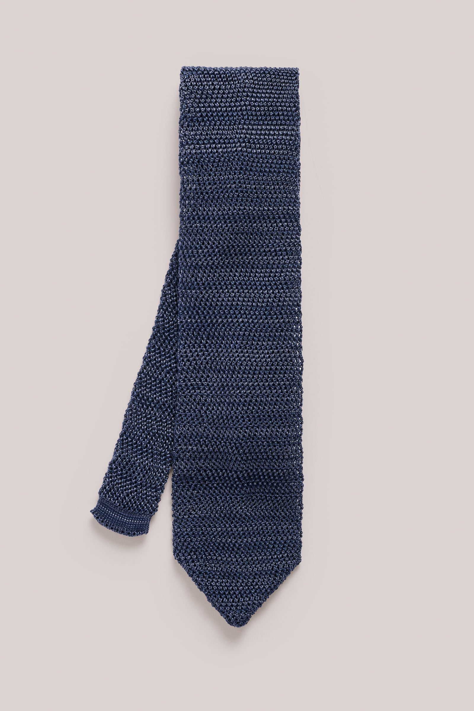 Knitted Tie Silk Melange