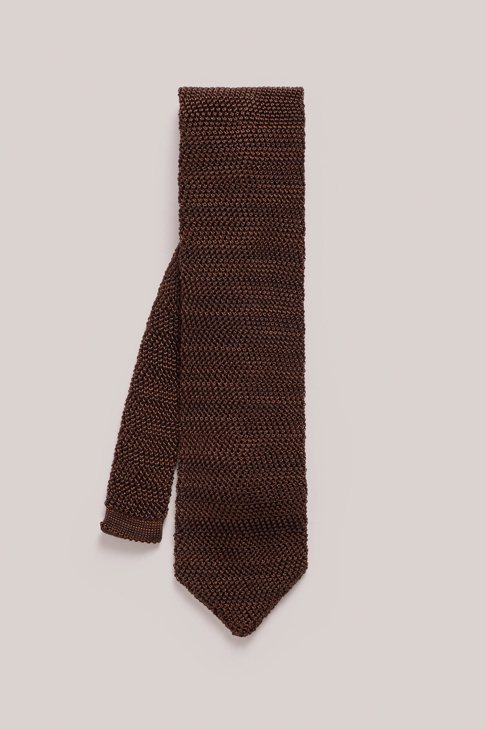 Knitted Tie Silk Melange