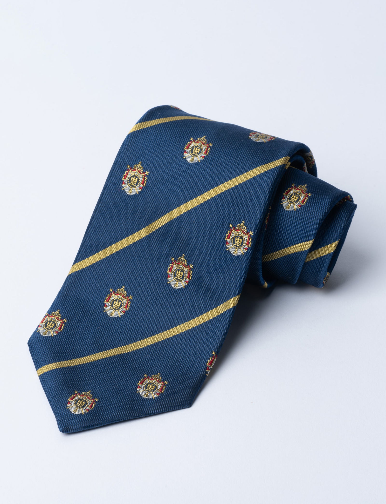 Saxe Napoleonic Crested Tie
