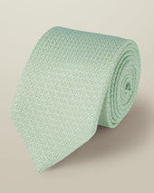 Silk Grenadine Italian Tie Light Green