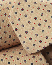 Wool Geo Print Tie