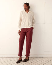 Tile Lace Long Sleeve Shirt