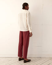 Tile Lace Long Sleeve Shirt