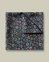 Silk Floral Pocket Square