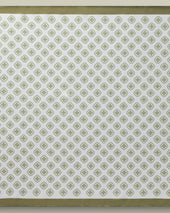 Silk Medallion Print Pocket Square Pear Green