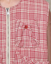 Girolle Vest Red Check