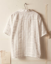 Tonal Plaid Short Sleeve Shirt